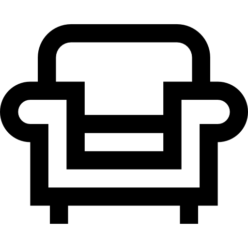 sillón Basic Straight Lineal icono