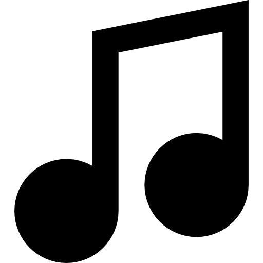 音符 Basic Straight Filled icon