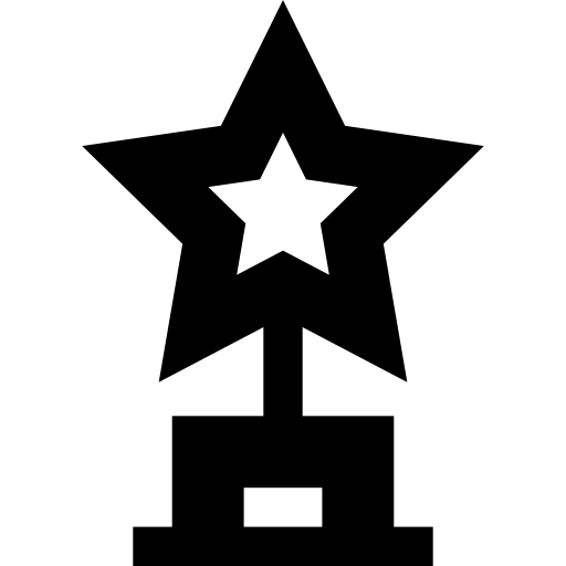 premio Basic Straight Filled icono