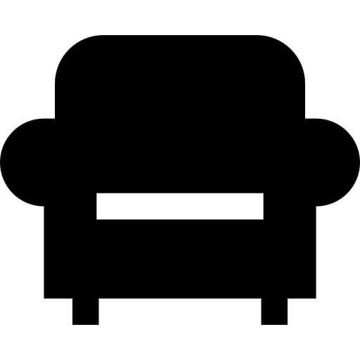 sillón Basic Straight Filled icono