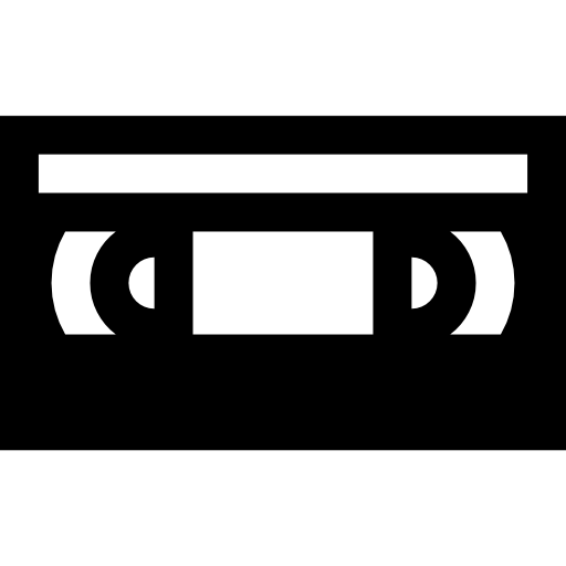 vhs Basic Straight Filled icon