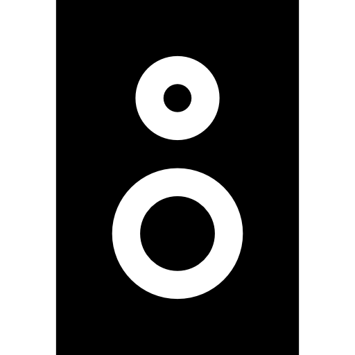 głośnik Basic Straight Filled ikona