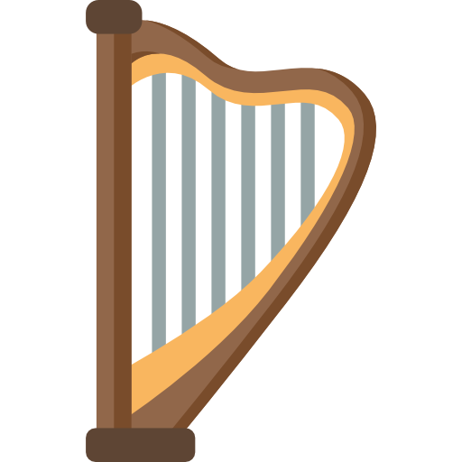 harp Basic Rounded Flat icoon