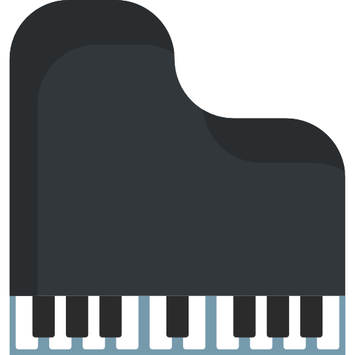 piano Basic Rounded Flat icono