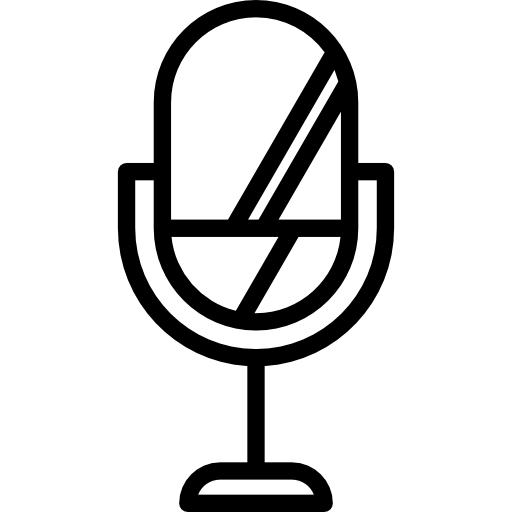 mikrofon Special Lineal ikona