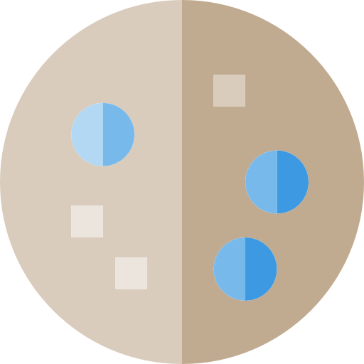 Cookie Basic Straight Flat icon