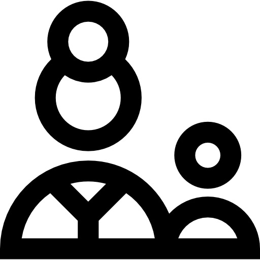pediatra Basic Straight Lineal icono