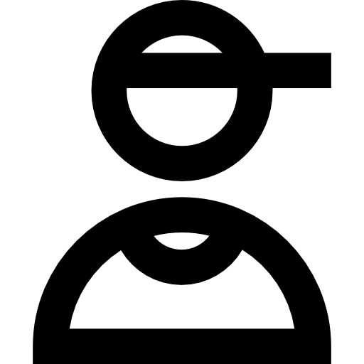 garçon Basic Straight Lineal Icône