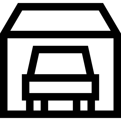 garage Basic Straight Lineal icoon