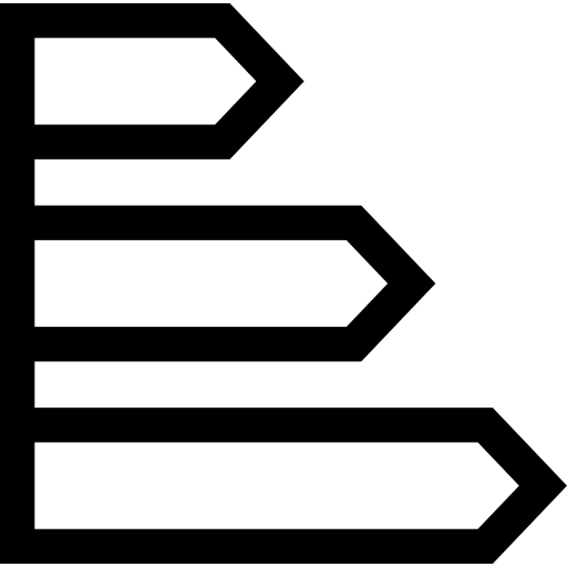 estadísticas Basic Straight Lineal icono