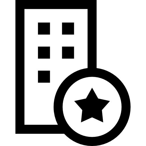 oficina Basic Straight Lineal icono