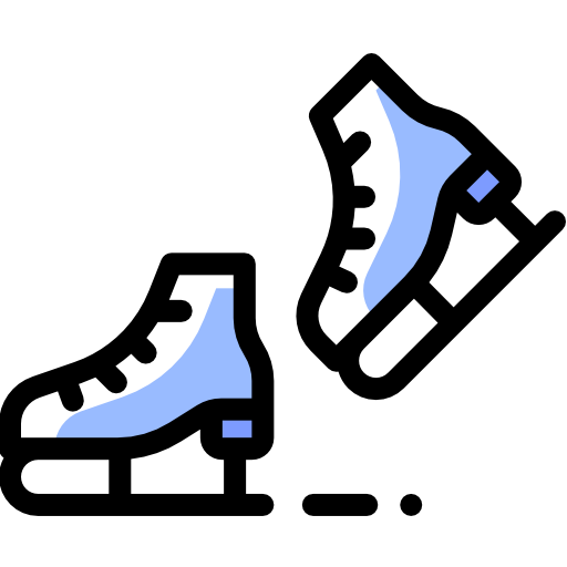スケート Detailed Rounded Color Omission icon