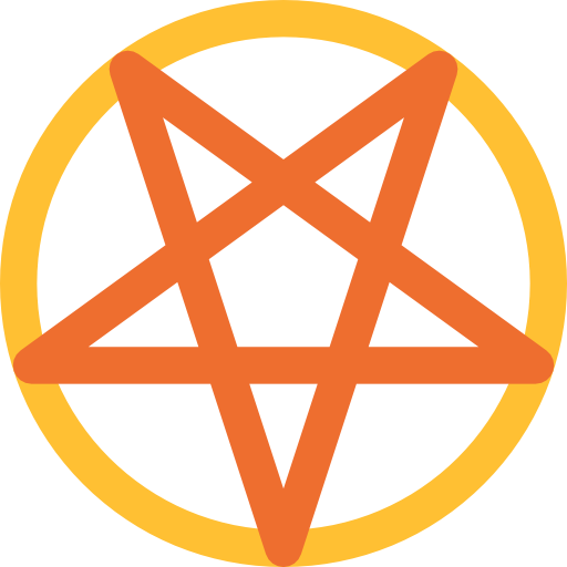 satanismus Basic Rounded Lineal Color icon