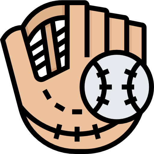 baseballhandschuh Meticulous Lineal Color icon