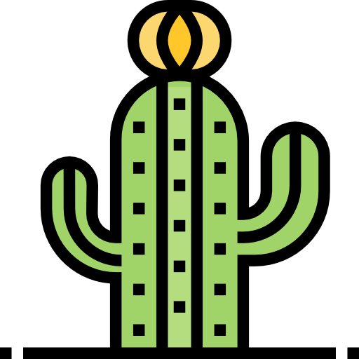 cactus Meticulous Lineal Color icono