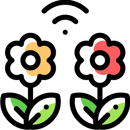 Flowers Detailed Rounded Color Omission icon