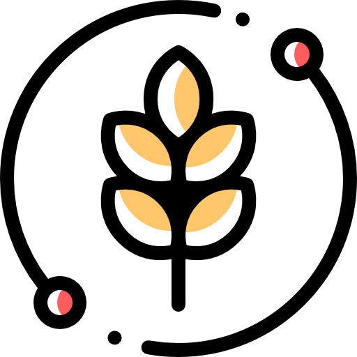 農学 Detailed Rounded Color Omission icon