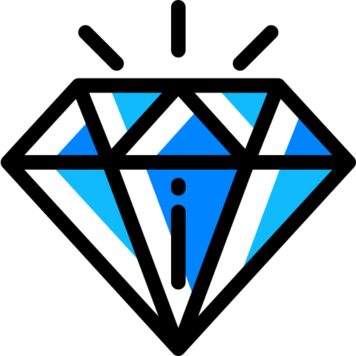 다이아몬드 Detailed Rounded Color Omission icon