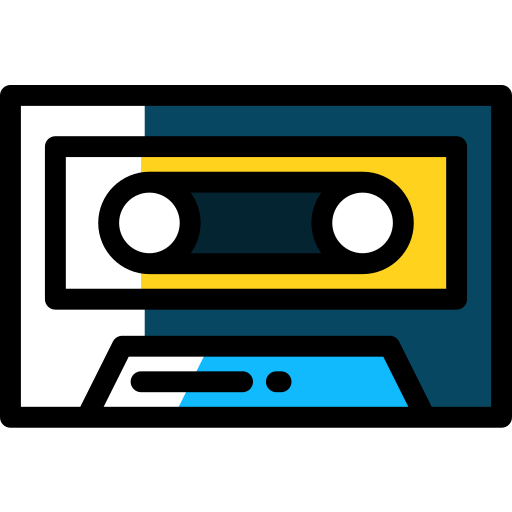 kassette Detailed Rounded Color Omission icon