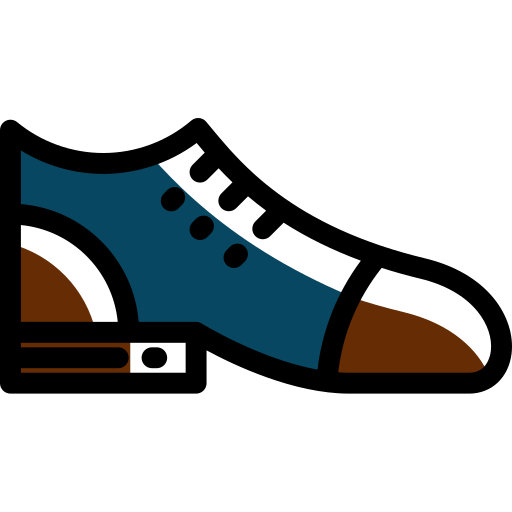 schuhe Detailed Rounded Color Omission icon