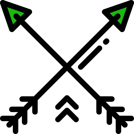 矢 Detailed Rounded Color Omission icon
