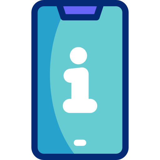 Smartphone Basic Accent Lineal Color icon