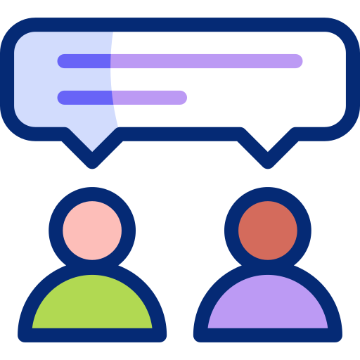 Talk Basic Accent Lineal Color icon
