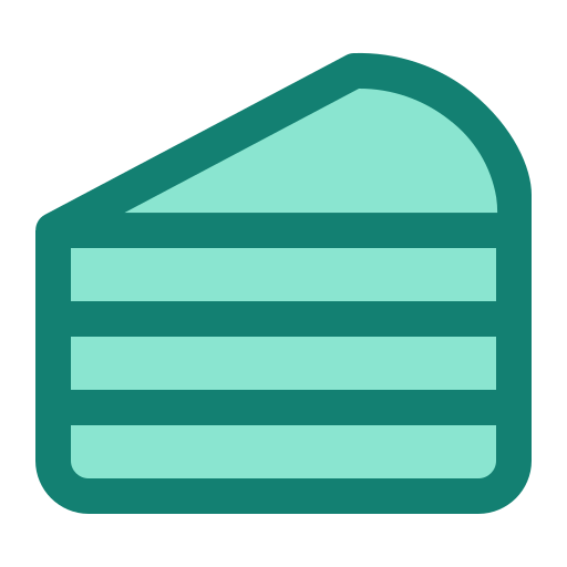 tiramisu Generic color lineal-color icono