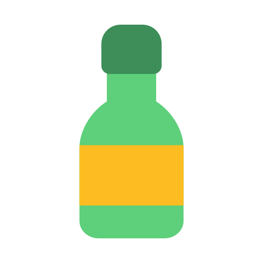 botella de cerveza Generic color fill icono