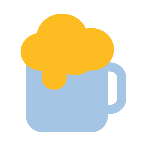 kufel do piwa Generic color fill ikona