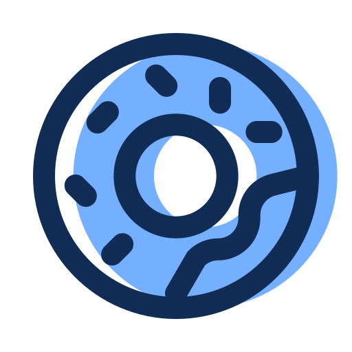 Donut Generic color lineal-color icon