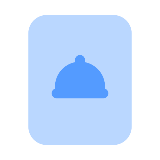 speisekarte Generic color fill icon