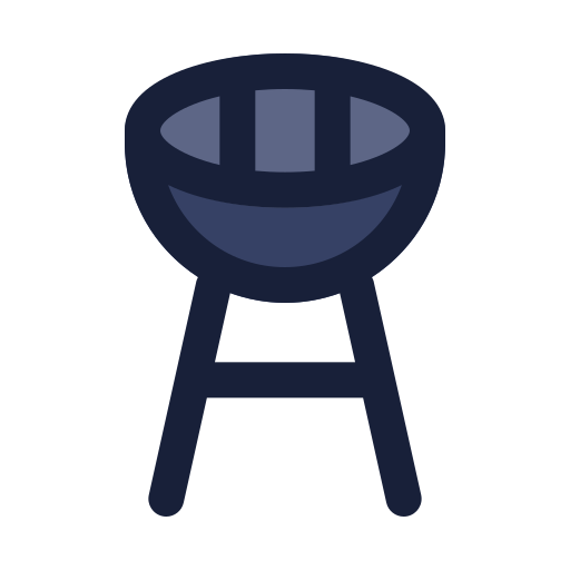 BBQ grill Generic color lineal-color icon