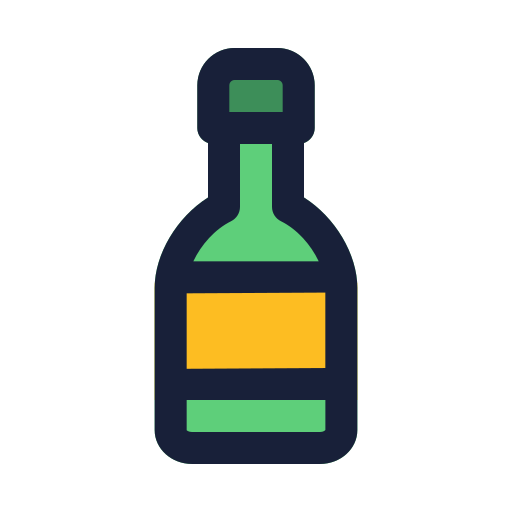Бутылка пива Generic color lineal-color иконка