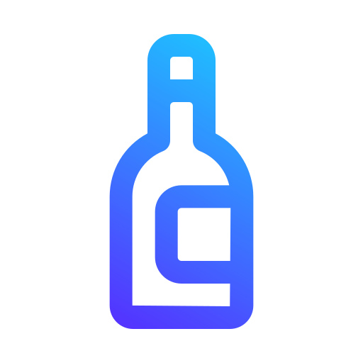 bottiglia di vino Generic gradient outline icona