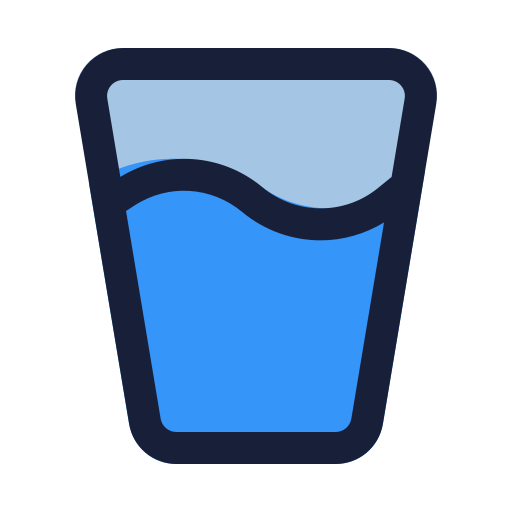 Water glass Generic color lineal-color icon