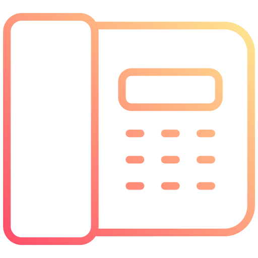 Telephone Generic gradient outline icon