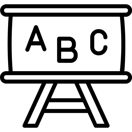 Alphabet Generic black outline icon