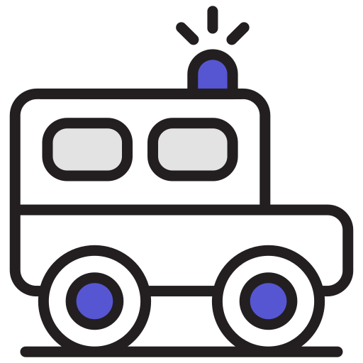 Тюремный автобус Generic color lineal-color иконка