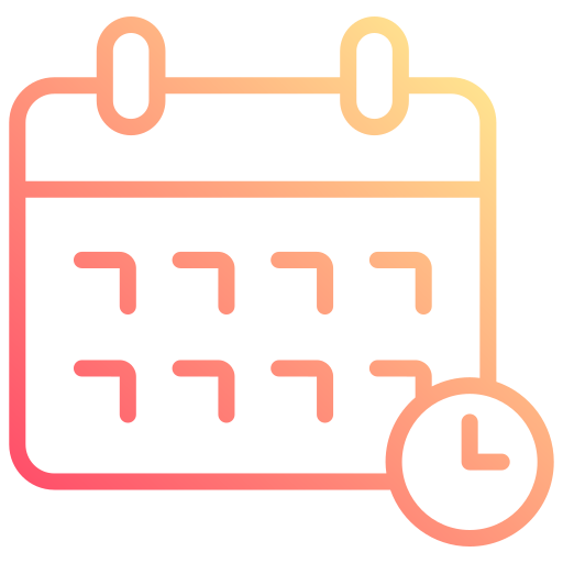 Schedule Generic gradient outline icon