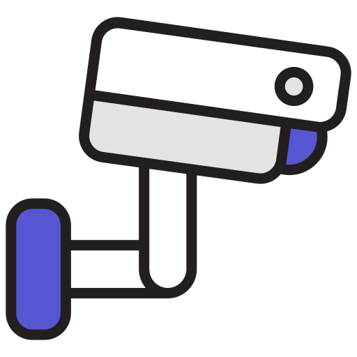 beveiligingscamera Generic color lineal-color icoon
