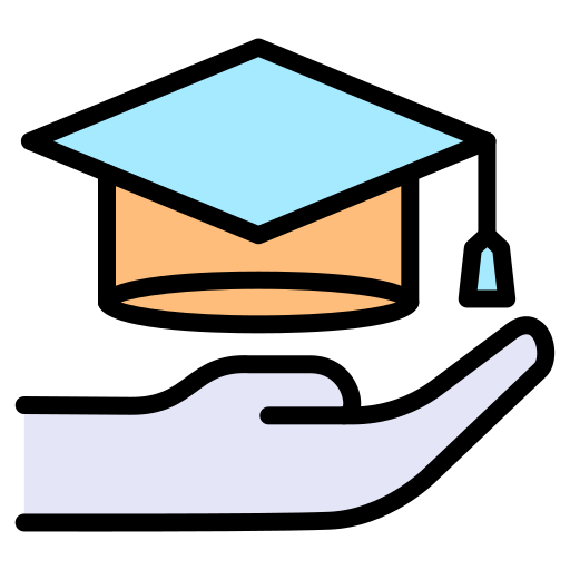 Mortarboard Generic color lineal-color icon