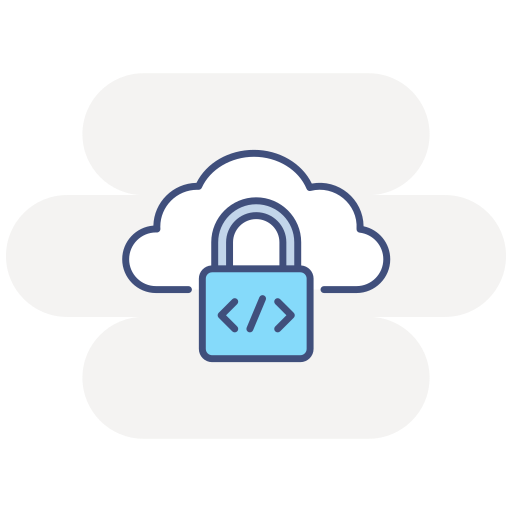 Cloud lock Generic color lineal-color icon