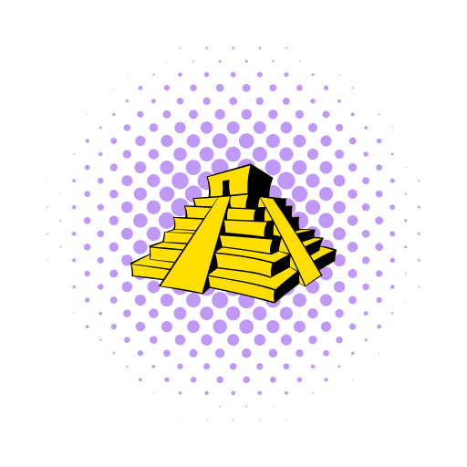 Пирамида Generic color lineal-color иконка