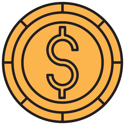 billete de un dolar Generic color lineal-color icono
