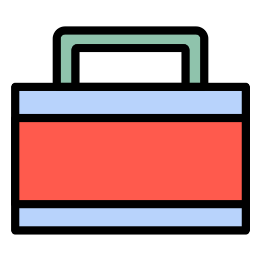 werkzeugkasten Generic color lineal-color icon