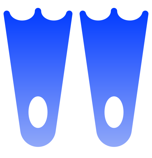 płetwy Generic gradient fill ikona