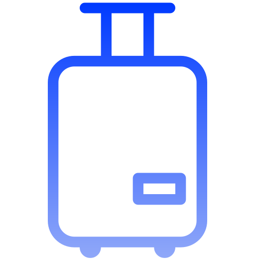 Suitcase Generic gradient outline icon