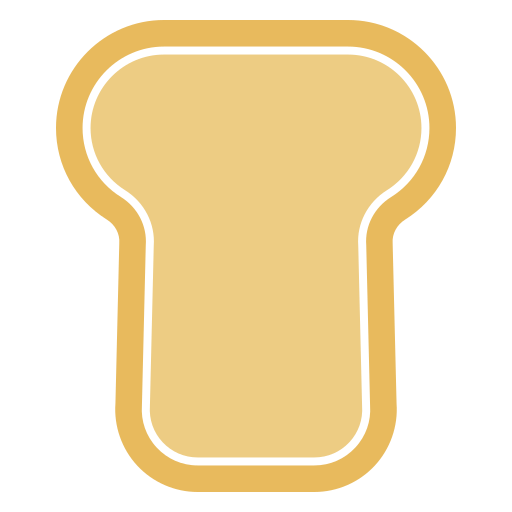 pan tostado Generic color fill icono