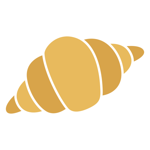 croissant Generic color fill icoon